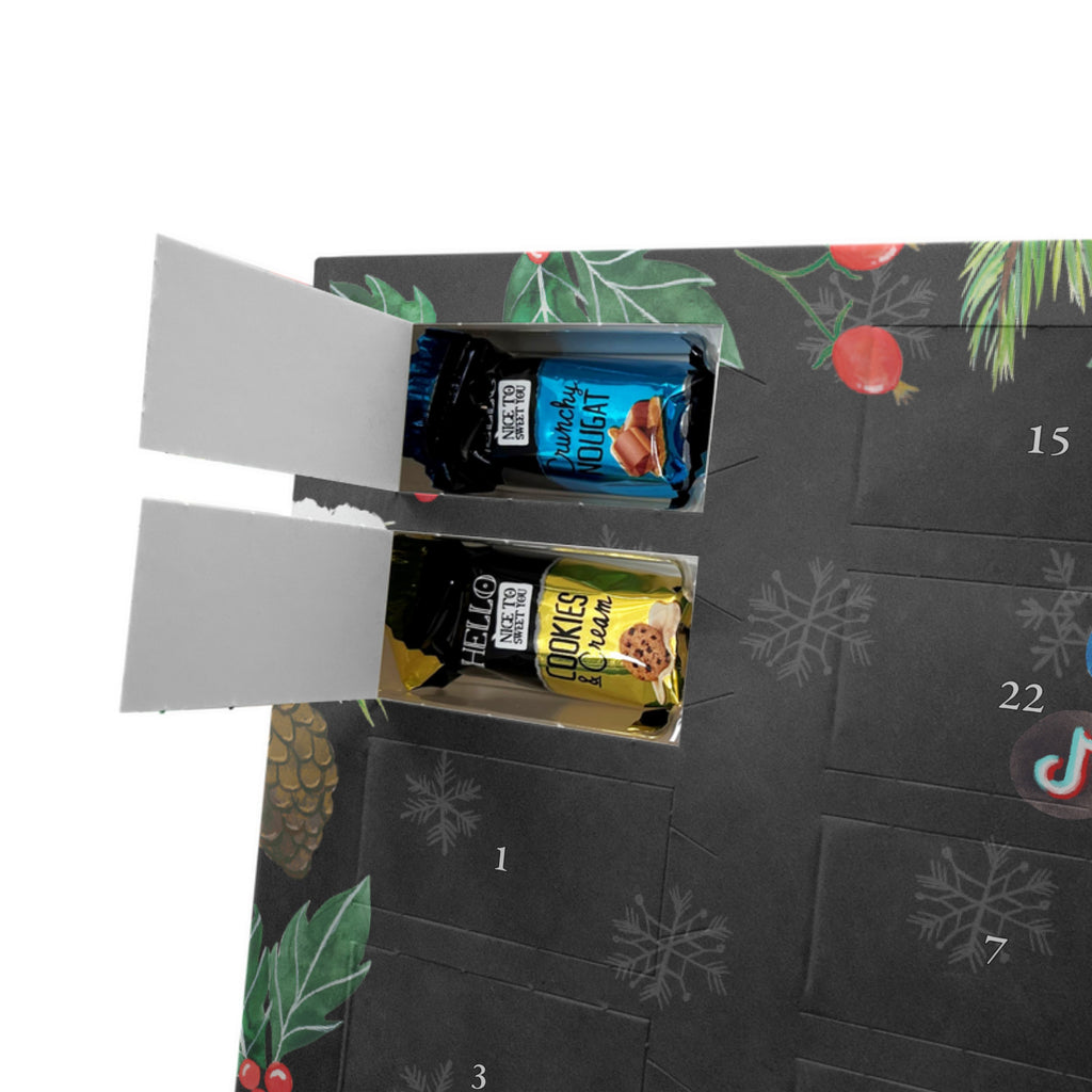 Personalisierter Markenschokolade Adventskalender Social Media Manager Leidenschaft Personalisierter Adventskalender, Beruf, Ausbildung, Jubiläum, Abschied, Rente, Kollege, Kollegin, Geschenk, Schenken, Arbeitskollege, Mitarbeiter, Firma, Danke, Dankeschön