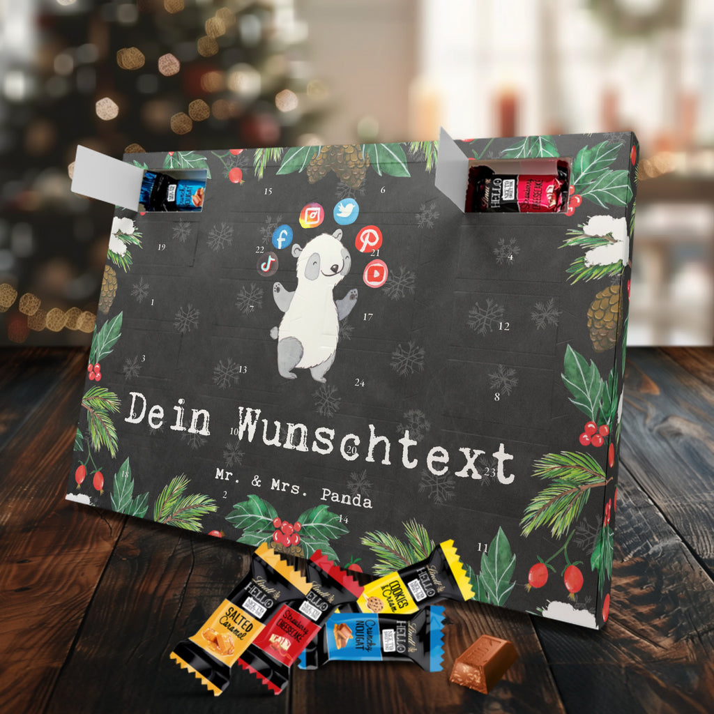 Personalisierter Markenschokolade Adventskalender Social Media Manager Leidenschaft Personalisierter Adventskalender, Beruf, Ausbildung, Jubiläum, Abschied, Rente, Kollege, Kollegin, Geschenk, Schenken, Arbeitskollege, Mitarbeiter, Firma, Danke, Dankeschön