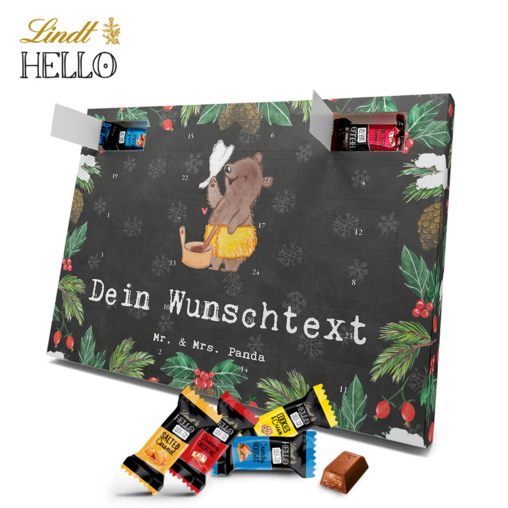 Personalisierter Markenschokolade Adventskalender Saunameister Leidenschaft Personalisierter Adventskalender, Beruf, Ausbildung, Jubiläum, Abschied, Rente, Kollege, Kollegin, Geschenk, Schenken, Arbeitskollege, Mitarbeiter, Firma, Danke, Dankeschön