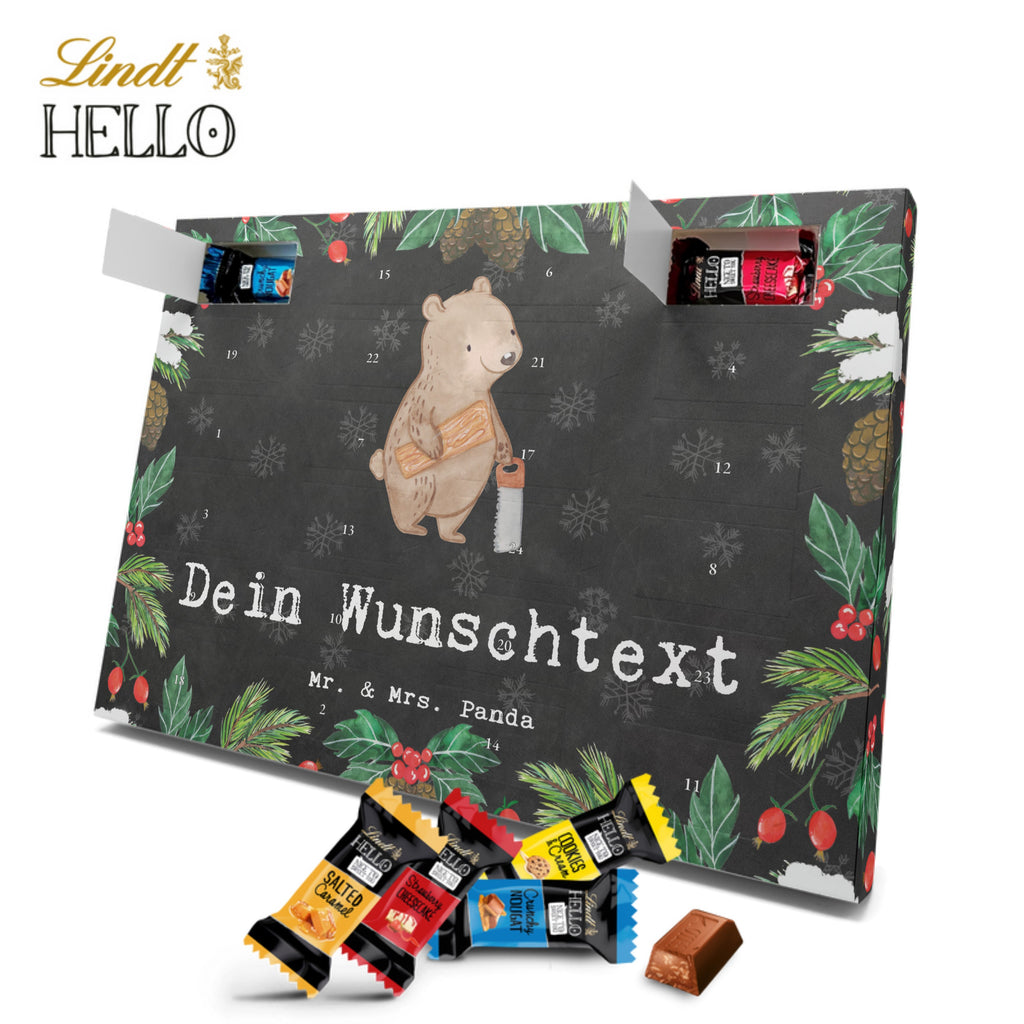 Personalisierter Markenschokolade Adventskalender Tischler Leidenschaft Personalisierter Adventskalender, Beruf, Ausbildung, Jubiläum, Abschied, Rente, Kollege, Kollegin, Geschenk, Schenken, Arbeitskollege, Mitarbeiter, Firma, Danke, Dankeschön