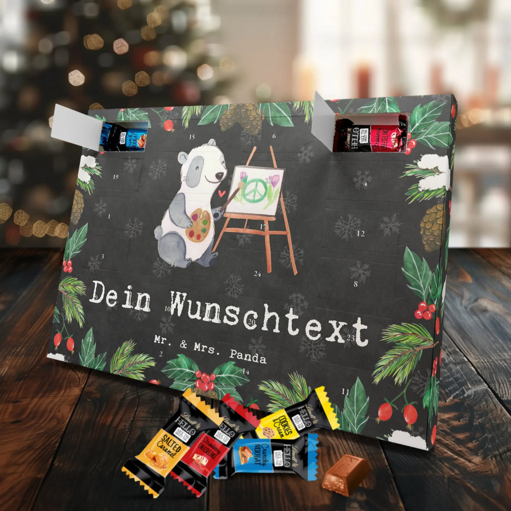 Personalisierter Markenschokolade Adventskalender Künstler Leidenschaft Personalisierter Adventskalender, Beruf, Ausbildung, Jubiläum, Abschied, Rente, Kollege, Kollegin, Geschenk, Schenken, Arbeitskollege, Mitarbeiter, Firma, Danke, Dankeschön, Künstler, Maler, Kunstmaler, Galerie Eröffnung, Kunstschule