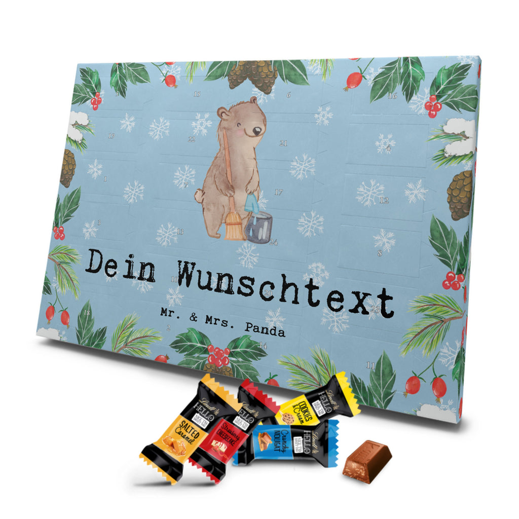 Personalisierter Markenschokolade Adventskalender Reinigungskraft Leidenschaft Personalisierter Adventskalender, Beruf, Ausbildung, Jubiläum, Abschied, Rente, Kollege, Kollegin, Geschenk, Schenken, Arbeitskollege, Mitarbeiter, Firma, Danke, Dankeschön