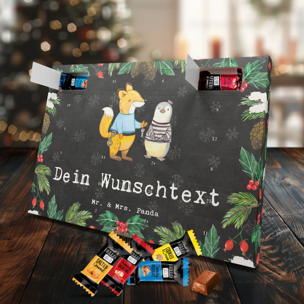 Personalisierter Markenschokolade Adventskalender Justizvollzugsbeamter Leidenschaft Personalisierter Adventskalender, Beruf, Ausbildung, Jubiläum, Abschied, Rente, Kollege, Kollegin, Geschenk, Schenken, Arbeitskollege, Mitarbeiter, Firma, Danke, Dankeschön, Gefängniswärter, Justizvollzugsbeamter