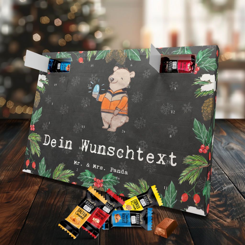 Personalisierter Markenschokolade Adventskalender Rettungswagenfahrer Leidenschaft Personalisierter Adventskalender, Beruf, Ausbildung, Jubiläum, Abschied, Rente, Kollege, Kollegin, Geschenk, Schenken, Arbeitskollege, Mitarbeiter, Firma, Danke, Dankeschön