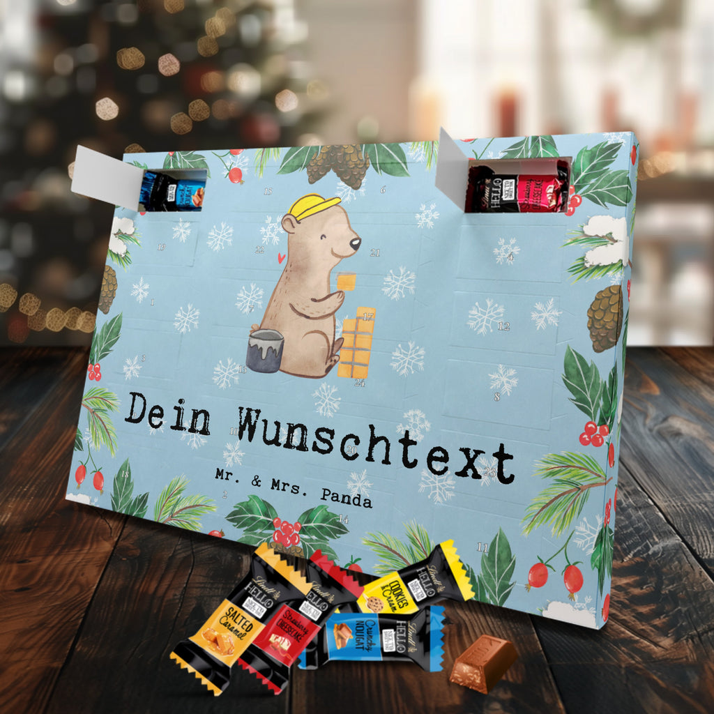 Personalisierter Markenschokolade Adventskalender Maurer Leidenschaft Personalisierter Adventskalender, Beruf, Ausbildung, Jubiläum, Abschied, Rente, Kollege, Kollegin, Geschenk, Schenken, Arbeitskollege, Mitarbeiter, Firma, Danke, Dankeschön, Maurer, Maurermeister, Gesellenprüfung, Handwerker, Maurerbetrieb