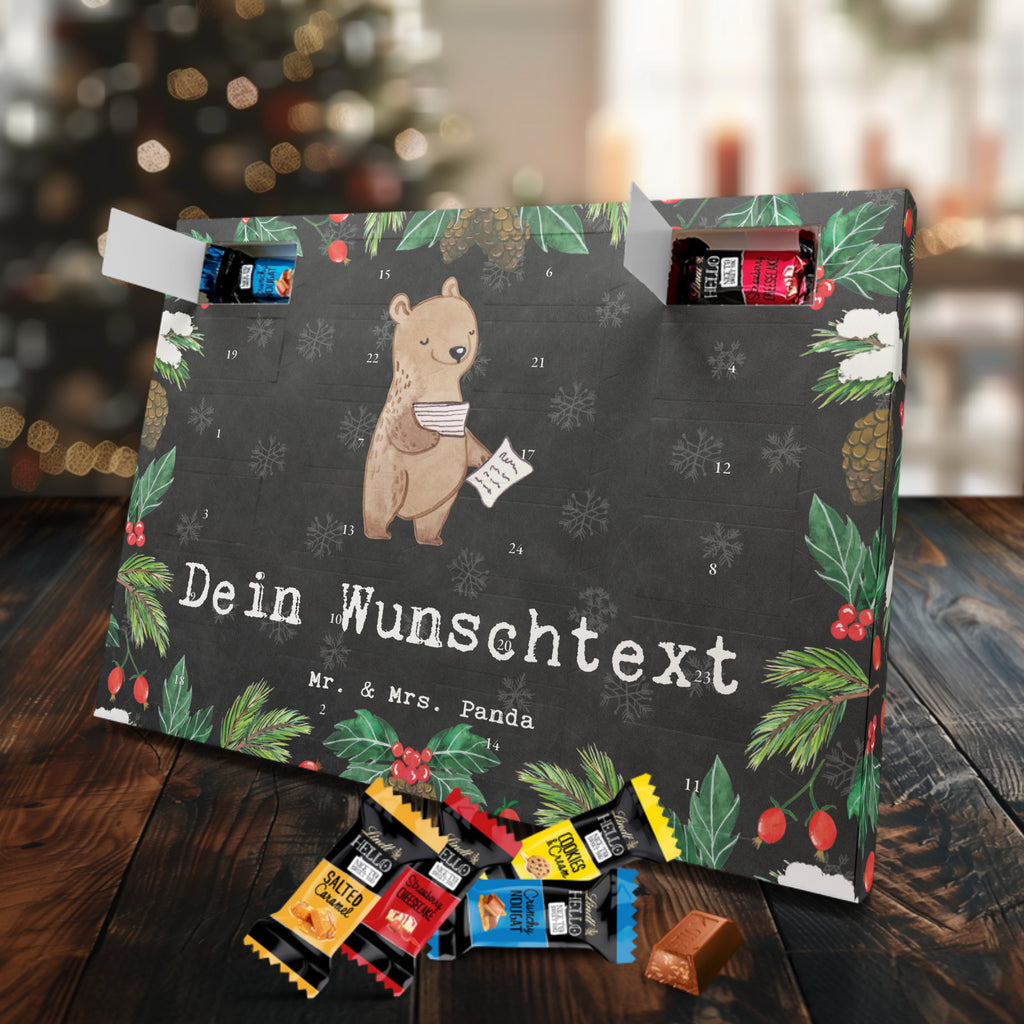 Personalisierter Markenschokolade Adventskalender Insolvenzverwalter Leidenschaft Personalisierter Adventskalender, Beruf, Ausbildung, Jubiläum, Abschied, Rente, Kollege, Kollegin, Geschenk, Schenken, Arbeitskollege, Mitarbeiter, Firma, Danke, Dankeschön