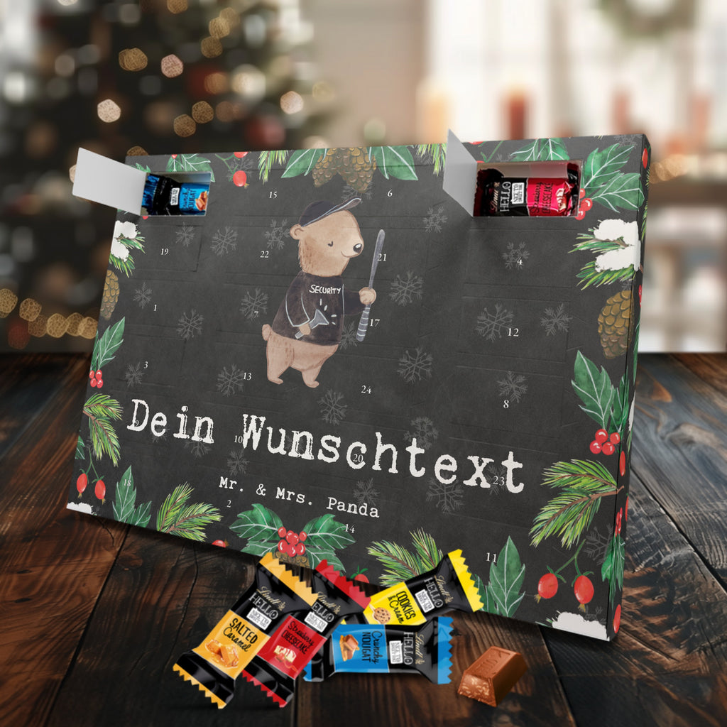 Personalisierter Markenschokolade Adventskalender Personenschützer Leidenschaft Personalisierter Adventskalender, Beruf, Ausbildung, Jubiläum, Abschied, Rente, Kollege, Kollegin, Geschenk, Schenken, Arbeitskollege, Mitarbeiter, Firma, Danke, Dankeschön, Bodyguard, Personenschützer