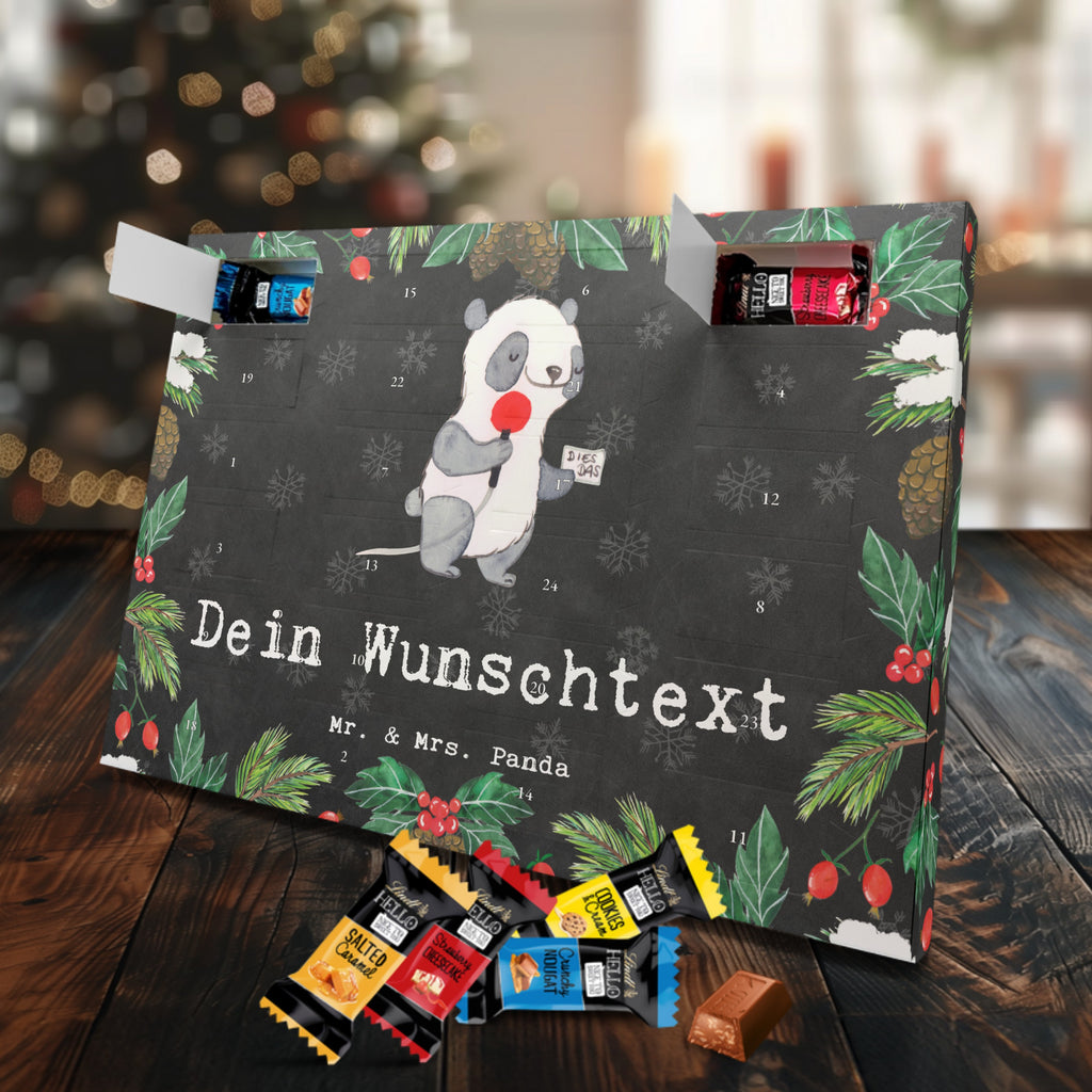 Personalisierter Markenschokolade Adventskalender Reporter Leidenschaft Personalisierter Adventskalender, Beruf, Ausbildung, Jubiläum, Abschied, Rente, Kollege, Kollegin, Geschenk, Schenken, Arbeitskollege, Mitarbeiter, Firma, Danke, Dankeschön