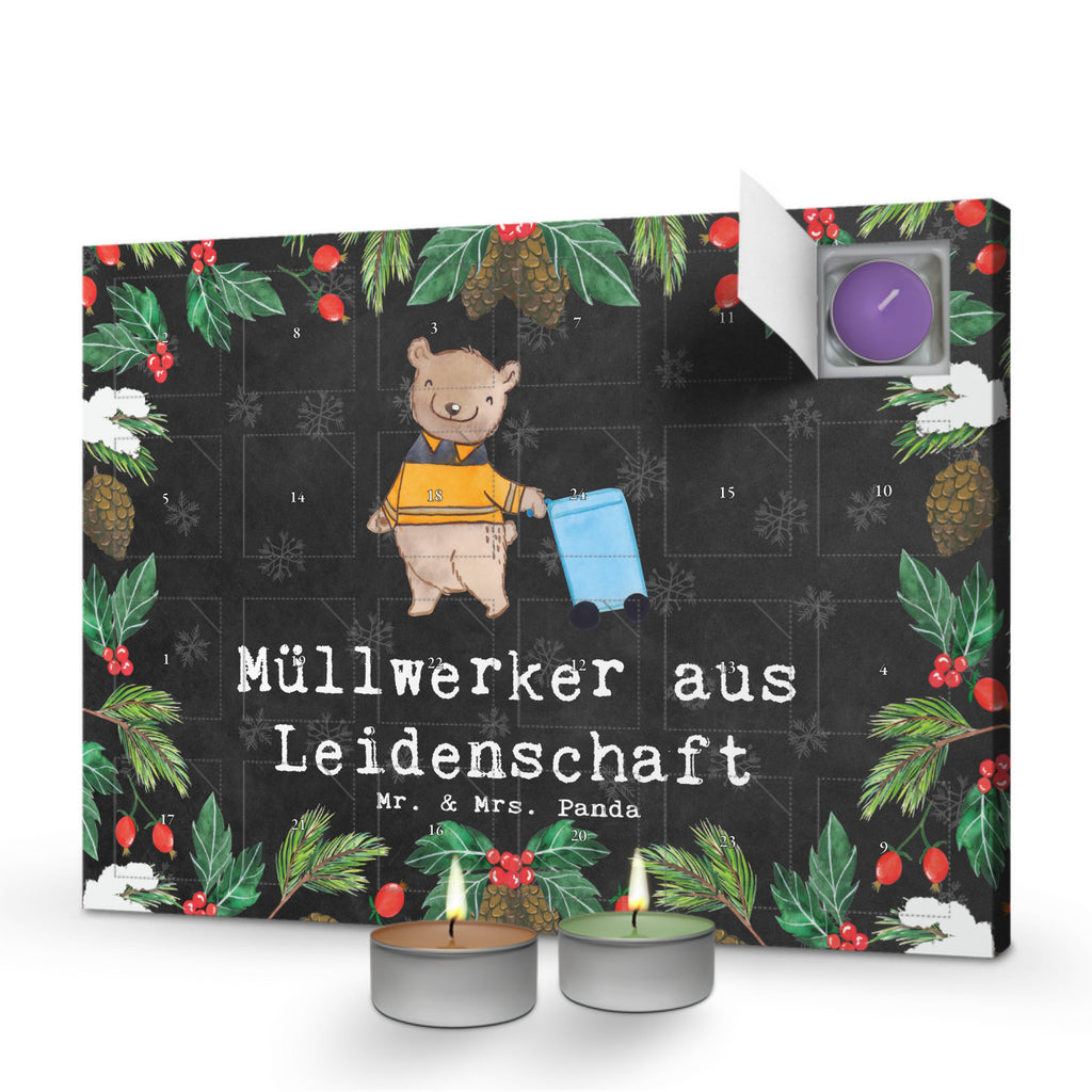 Duftkerzen Adventskalender Müllwerker Leidenschaft Adventskalender, Kerzen Adventskalender, Duftkerzen Adventskalender, Beruf, Ausbildung, Jubiläum, Abschied, Rente, Kollege, Kollegin, Geschenk, Schenken, Arbeitskollege, Mitarbeiter, Firma, Danke, Dankeschön, Müllwerker, Fachkraft Kreislauf- und Abfallwirtschaft, Müllentsorger, Kehrichtmann, Müllmann, Müllfahrer