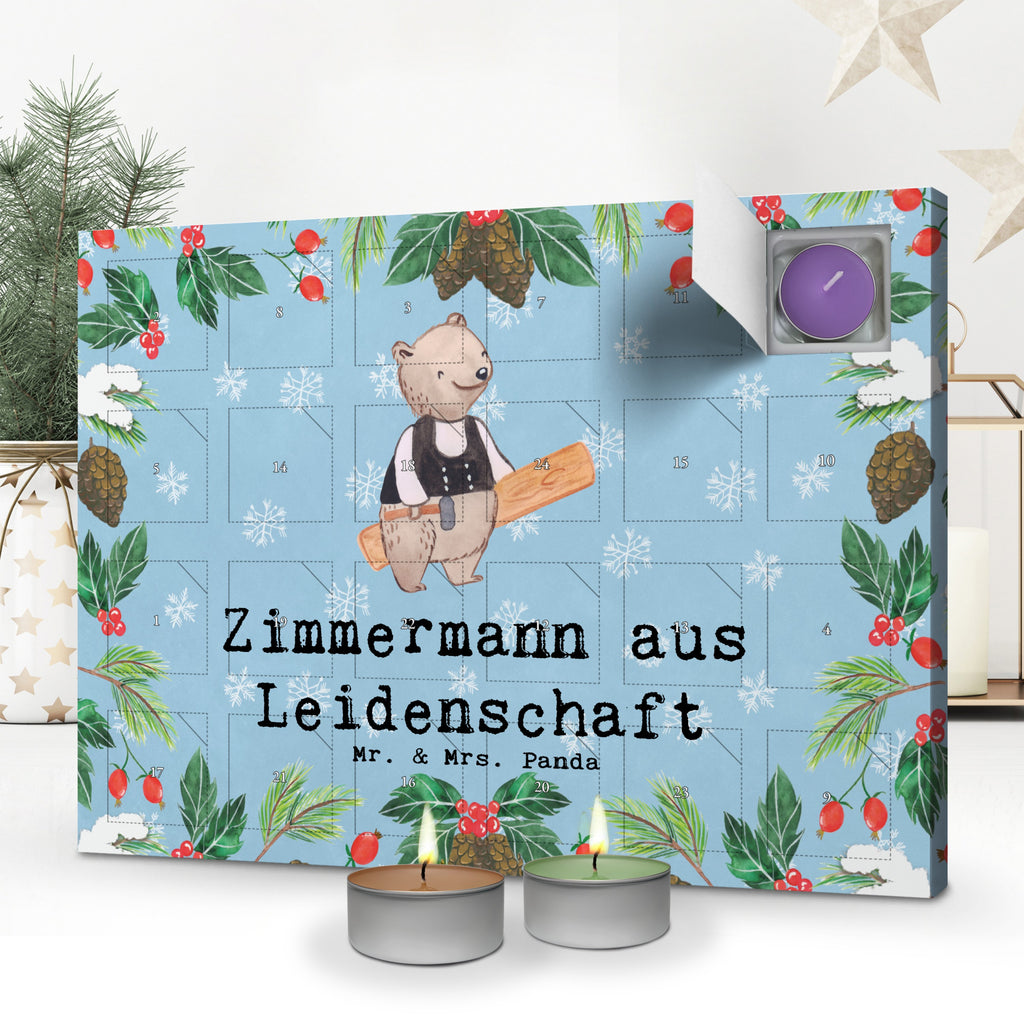 Duftkerzen Adventskalender Zimmermann Leidenschaft Adventskalender, Kerzen Adventskalender, Duftkerzen Adventskalender, Beruf, Ausbildung, Jubiläum, Abschied, Rente, Kollege, Kollegin, Geschenk, Schenken, Arbeitskollege, Mitarbeiter, Firma, Danke, Dankeschön