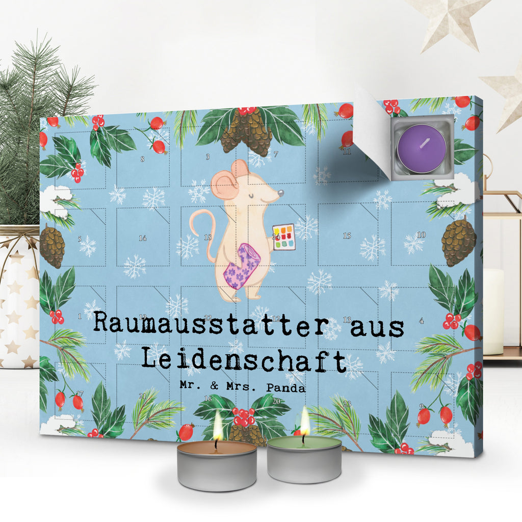 Duftkerzen Adventskalender Raumausstatter Leidenschaft Adventskalender, Kerzen Adventskalender, Duftkerzen Adventskalender, Beruf, Ausbildung, Jubiläum, Abschied, Rente, Kollege, Kollegin, Geschenk, Schenken, Arbeitskollege, Mitarbeiter, Firma, Danke, Dankeschön