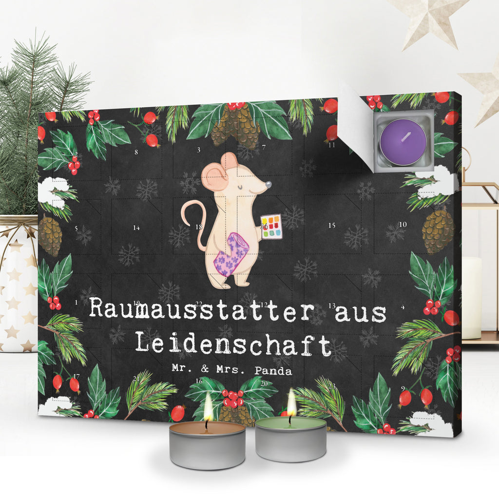 Duftkerzen Adventskalender Raumausstatter Leidenschaft Adventskalender, Kerzen Adventskalender, Duftkerzen Adventskalender, Beruf, Ausbildung, Jubiläum, Abschied, Rente, Kollege, Kollegin, Geschenk, Schenken, Arbeitskollege, Mitarbeiter, Firma, Danke, Dankeschön