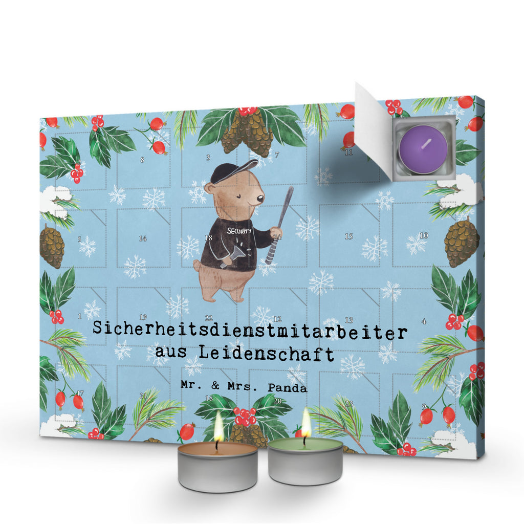 Duftkerzen Adventskalender Sicherheitsdienstmitarbeiter Leidenschaft Adventskalender, Kerzen Adventskalender, Duftkerzen Adventskalender, Beruf, Ausbildung, Jubiläum, Abschied, Rente, Kollege, Kollegin, Geschenk, Schenken, Arbeitskollege, Mitarbeiter, Firma, Danke, Dankeschön