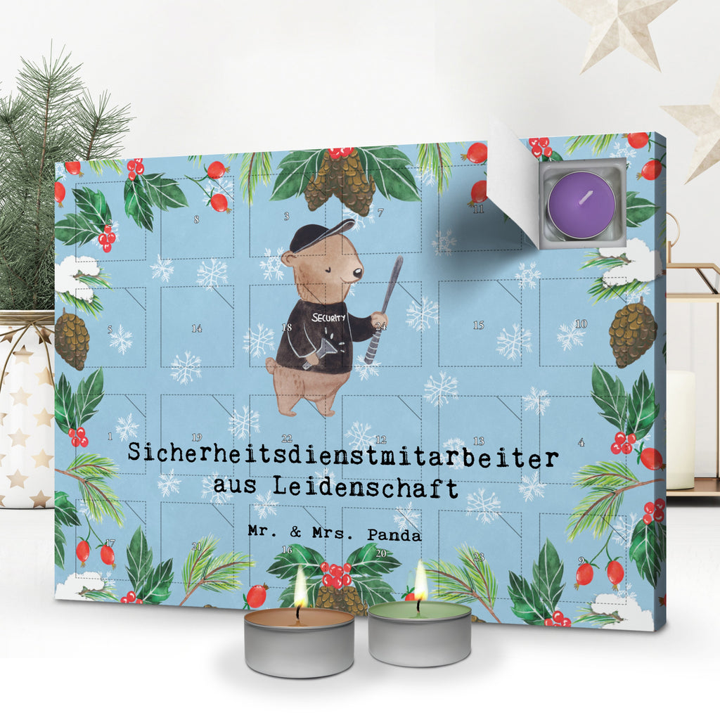 Duftkerzen Adventskalender Sicherheitsdienstmitarbeiter Leidenschaft Adventskalender, Kerzen Adventskalender, Duftkerzen Adventskalender, Beruf, Ausbildung, Jubiläum, Abschied, Rente, Kollege, Kollegin, Geschenk, Schenken, Arbeitskollege, Mitarbeiter, Firma, Danke, Dankeschön