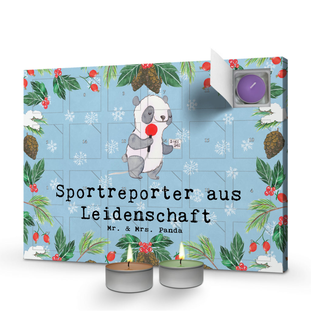 Duftkerzen Adventskalender Sportreporter Leidenschaft Adventskalender, Kerzen Adventskalender, Duftkerzen Adventskalender, Beruf, Ausbildung, Jubiläum, Abschied, Rente, Kollege, Kollegin, Geschenk, Schenken, Arbeitskollege, Mitarbeiter, Firma, Danke, Dankeschön