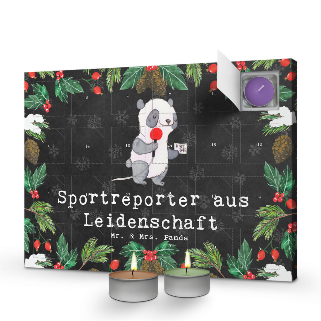 Duftkerzen Adventskalender Sportreporter Leidenschaft Adventskalender, Kerzen Adventskalender, Duftkerzen Adventskalender, Beruf, Ausbildung, Jubiläum, Abschied, Rente, Kollege, Kollegin, Geschenk, Schenken, Arbeitskollege, Mitarbeiter, Firma, Danke, Dankeschön