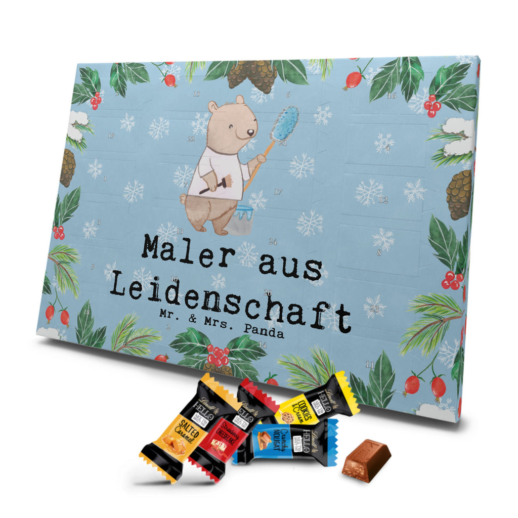 Markenschokolade Adventskalender Maler Leidenschaft Adventskalender, Weihnachtskalender, Markenschokolade Adventskalender, Beruf, Ausbildung, Jubiläum, Abschied, Rente, Kollege, Kollegin, Geschenk, Schenken, Arbeitskollege, Mitarbeiter, Firma, Danke, Dankeschön, Maler, Malermeister, Gesellenprüfung, Meisterprüfung, Malerbetrieb