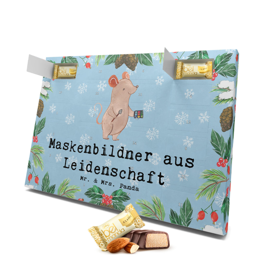 Marzipan Adventskalender Maskenbildner Leidenschaft Marzipan Adventskalender, Beruf, Ausbildung, Jubiläum, Abschied, Rente, Kollege, Kollegin, Geschenk, Schenken, Arbeitskollege, Mitarbeiter, Firma, Danke, Dankeschön, Kosmetiker, Make Up Artist, Maskenbildner, Visagist, Beauty Salon, Kosmetikstudio, Eröffnung