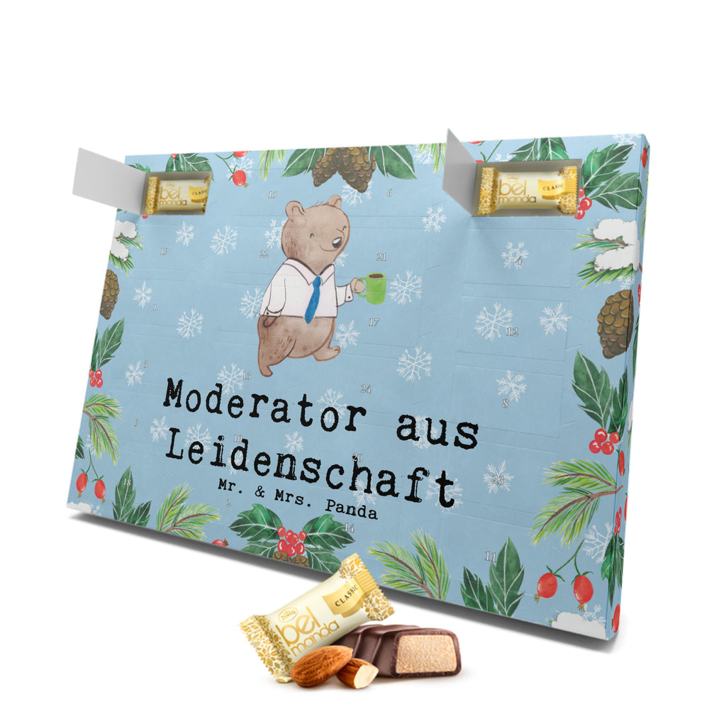 Marzipan Adventskalender Moderator Leidenschaft Marzipan Adventskalender, Beruf, Ausbildung, Jubiläum, Abschied, Rente, Kollege, Kollegin, Geschenk, Schenken, Arbeitskollege, Mitarbeiter, Firma, Danke, Dankeschön