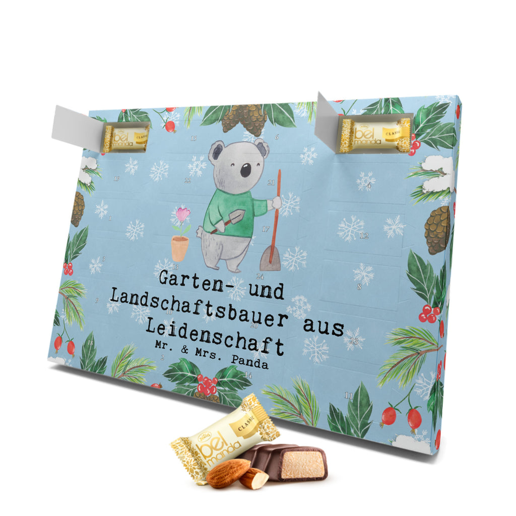 Marzipan Adventskalender Garten- und Landschaftsbauer Leidenschaft Marzipan Adventskalender, Beruf, Ausbildung, Jubiläum, Abschied, Rente, Kollege, Kollegin, Geschenk, Schenken, Arbeitskollege, Mitarbeiter, Firma, Danke, Dankeschön, Gärtner, Gartenplaner, Gärtnerei, Gartenbau, Hobbygärtner, Garten- und Landschaftsbauer