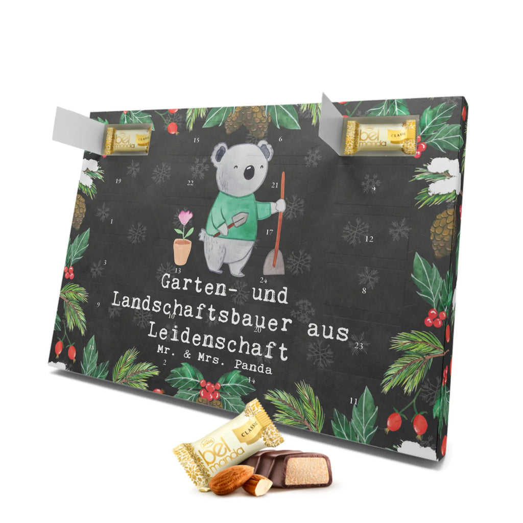 Marzipan Adventskalender Garten- und Landschaftsbauer Leidenschaft Marzipan Adventskalender, Beruf, Ausbildung, Jubiläum, Abschied, Rente, Kollege, Kollegin, Geschenk, Schenken, Arbeitskollege, Mitarbeiter, Firma, Danke, Dankeschön, Gärtner, Gartenplaner, Gärtnerei, Gartenbau, Hobbygärtner, Garten- und Landschaftsbauer