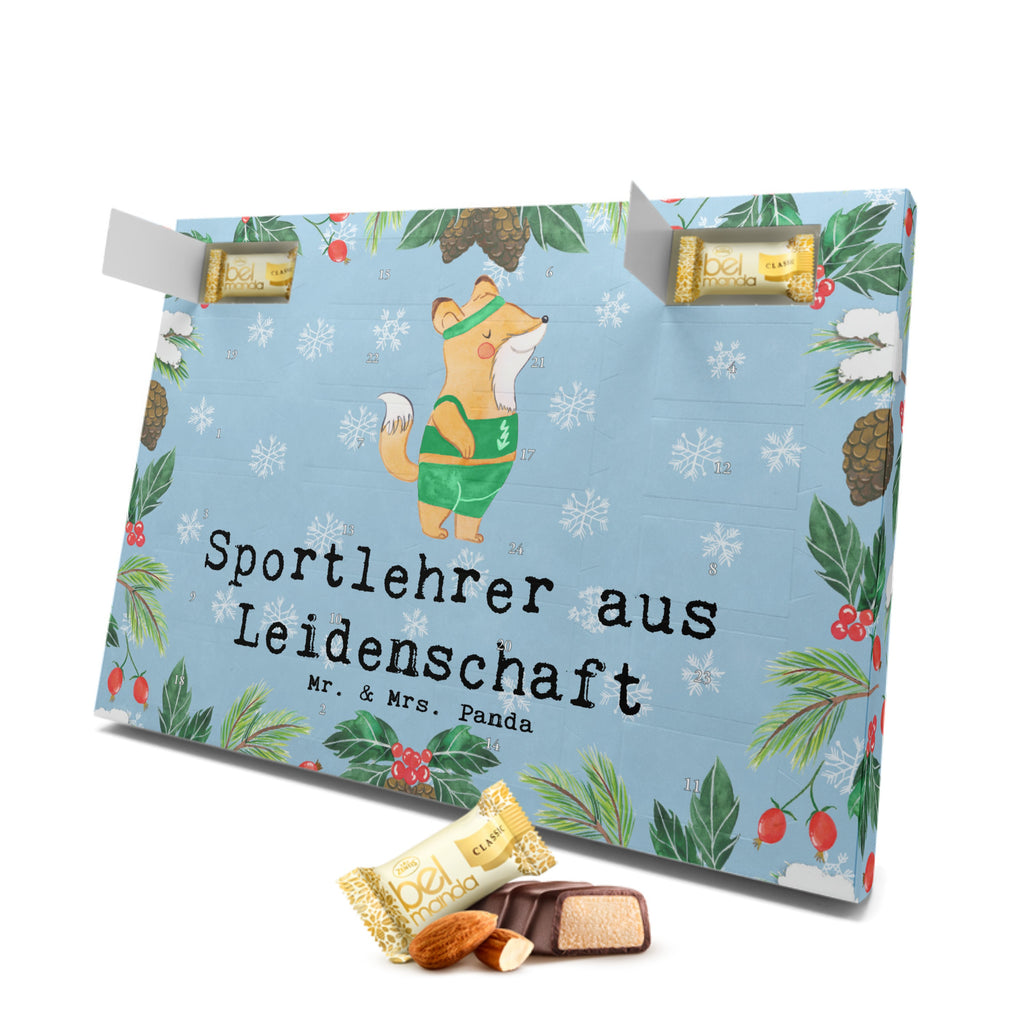 Marzipan Adventskalender Sportlehrer Leidenschaft Marzipan Adventskalender, Beruf, Ausbildung, Jubiläum, Abschied, Rente, Kollege, Kollegin, Geschenk, Schenken, Arbeitskollege, Mitarbeiter, Firma, Danke, Dankeschön