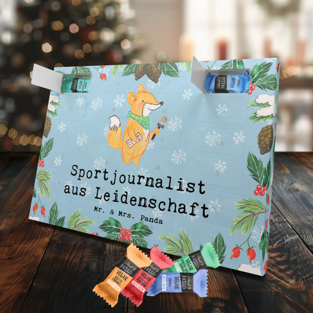 Veganer Adventskalender Sportjournalist Leidenschaft Schokoladen Adventskalender, Beruf, Ausbildung, Jubiläum, Abschied, Rente, Kollege, Kollegin, Geschenk, Schenken, Arbeitskollege, Mitarbeiter, Firma, Danke, Dankeschön, Sportjournalist, Journalist, Reporter, Redakteur, Pressebüro, Studium