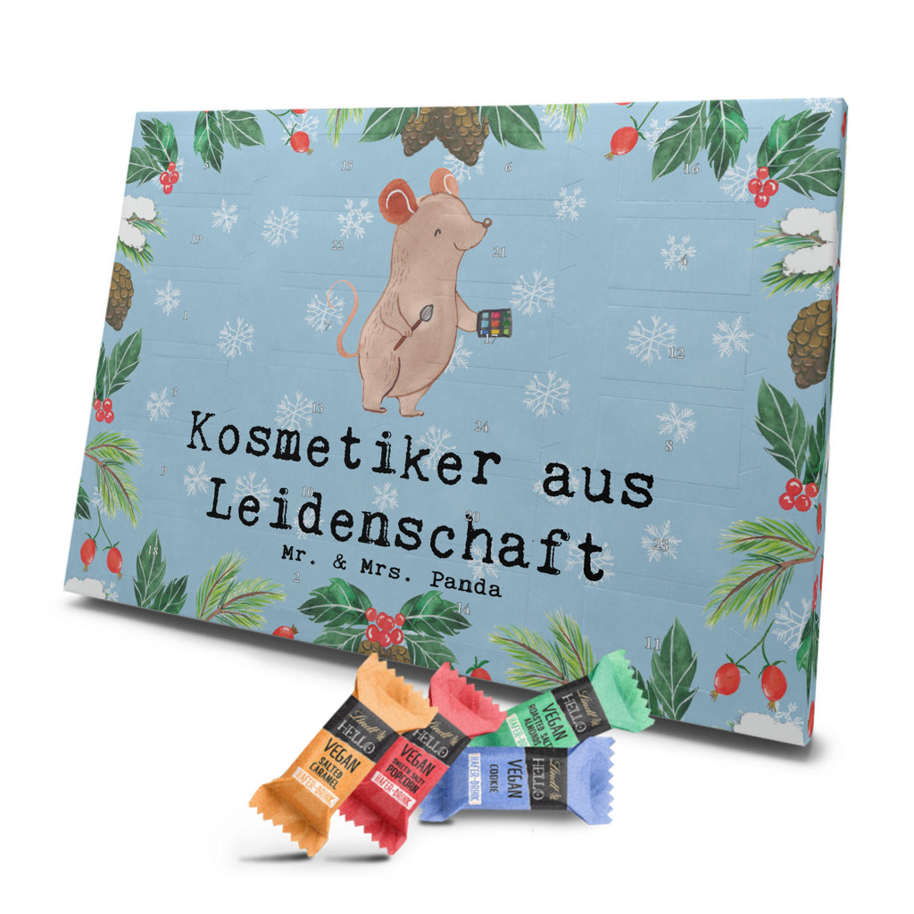 Veganer Adventskalender Kosmetiker Leidenschaft Schokoladen Adventskalender, Beruf, Ausbildung, Jubiläum, Abschied, Rente, Kollege, Kollegin, Geschenk, Schenken, Arbeitskollege, Mitarbeiter, Firma, Danke, Dankeschön, Kosmetiker, Make Up Artist, Maskenbildner, Visagist, Beauty Salon, Kosmetikstudio, Eröffnung