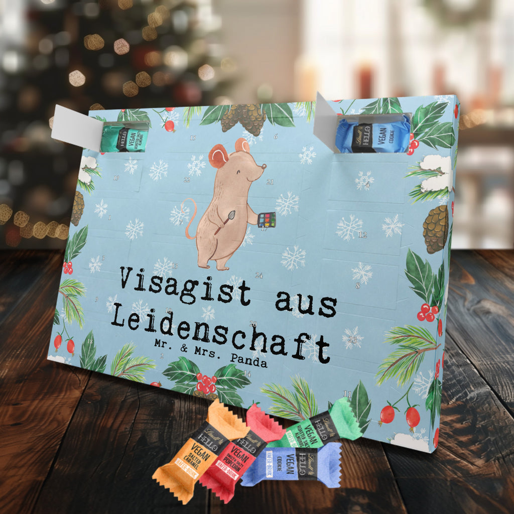 Veganer Adventskalender Visagist Leidenschaft Schokoladen Adventskalender, Beruf, Ausbildung, Jubiläum, Abschied, Rente, Kollege, Kollegin, Geschenk, Schenken, Arbeitskollege, Mitarbeiter, Firma, Danke, Dankeschön, Kosmetiker, Make Up Artist, Maskenbildner, Visagist, Beauty Salon, Kosmetikstudio, Eröffnung