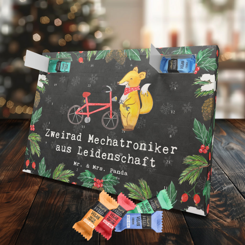 Veganer Adventskalender Zweirad Mechatroniker Leidenschaft Schokoladen Adventskalender, Beruf, Ausbildung, Jubiläum, Abschied, Rente, Kollege, Kollegin, Geschenk, Schenken, Arbeitskollege, Mitarbeiter, Firma, Danke, Dankeschön