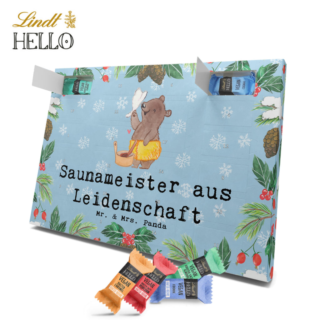 Veganer Adventskalender Saunameister Leidenschaft Schokoladen Adventskalender, Beruf, Ausbildung, Jubiläum, Abschied, Rente, Kollege, Kollegin, Geschenk, Schenken, Arbeitskollege, Mitarbeiter, Firma, Danke, Dankeschön