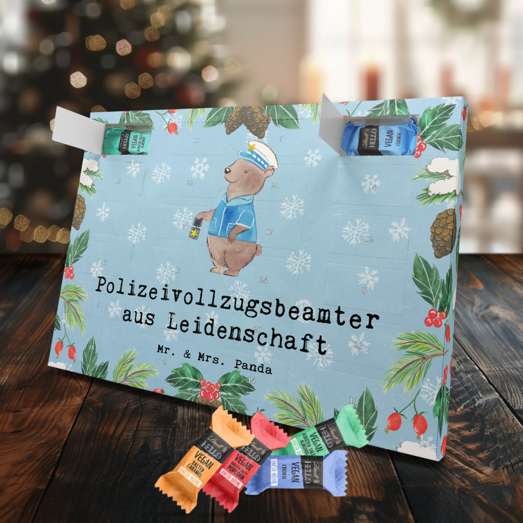 Veganer Adventskalender Polizeivollzugsbeamter Leidenschaft Schokoladen Adventskalender, Beruf, Ausbildung, Jubiläum, Abschied, Rente, Kollege, Kollegin, Geschenk, Schenken, Arbeitskollege, Mitarbeiter, Firma, Danke, Dankeschön, Polizeivollzugsbeamter, Polizist, Polizei