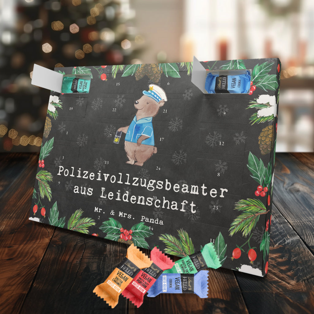 Veganer Adventskalender Polizeivollzugsbeamter Leidenschaft Schokoladen Adventskalender, Beruf, Ausbildung, Jubiläum, Abschied, Rente, Kollege, Kollegin, Geschenk, Schenken, Arbeitskollege, Mitarbeiter, Firma, Danke, Dankeschön, Polizeivollzugsbeamter, Polizist, Polizei