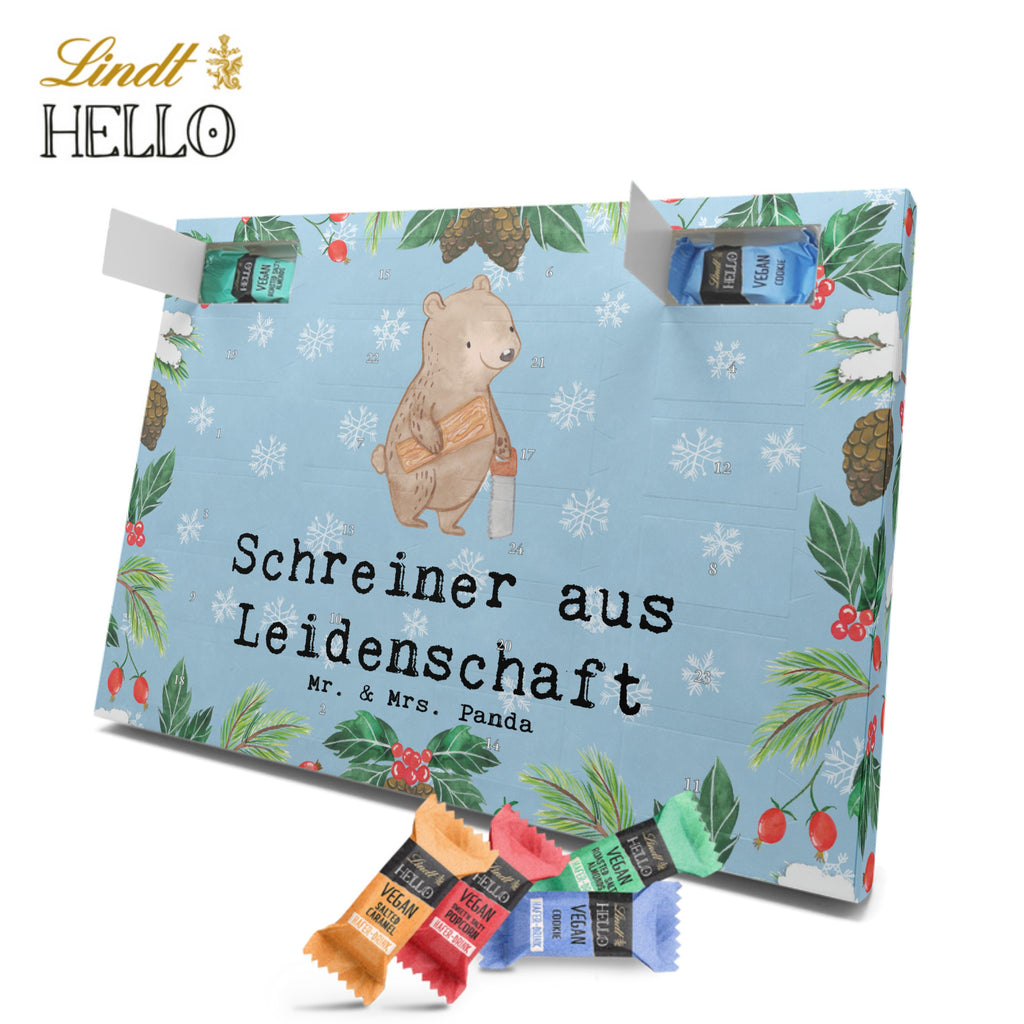 Veganer Adventskalender Schreiner Leidenschaft Schokoladen Adventskalender, Beruf, Ausbildung, Jubiläum, Abschied, Rente, Kollege, Kollegin, Geschenk, Schenken, Arbeitskollege, Mitarbeiter, Firma, Danke, Dankeschön