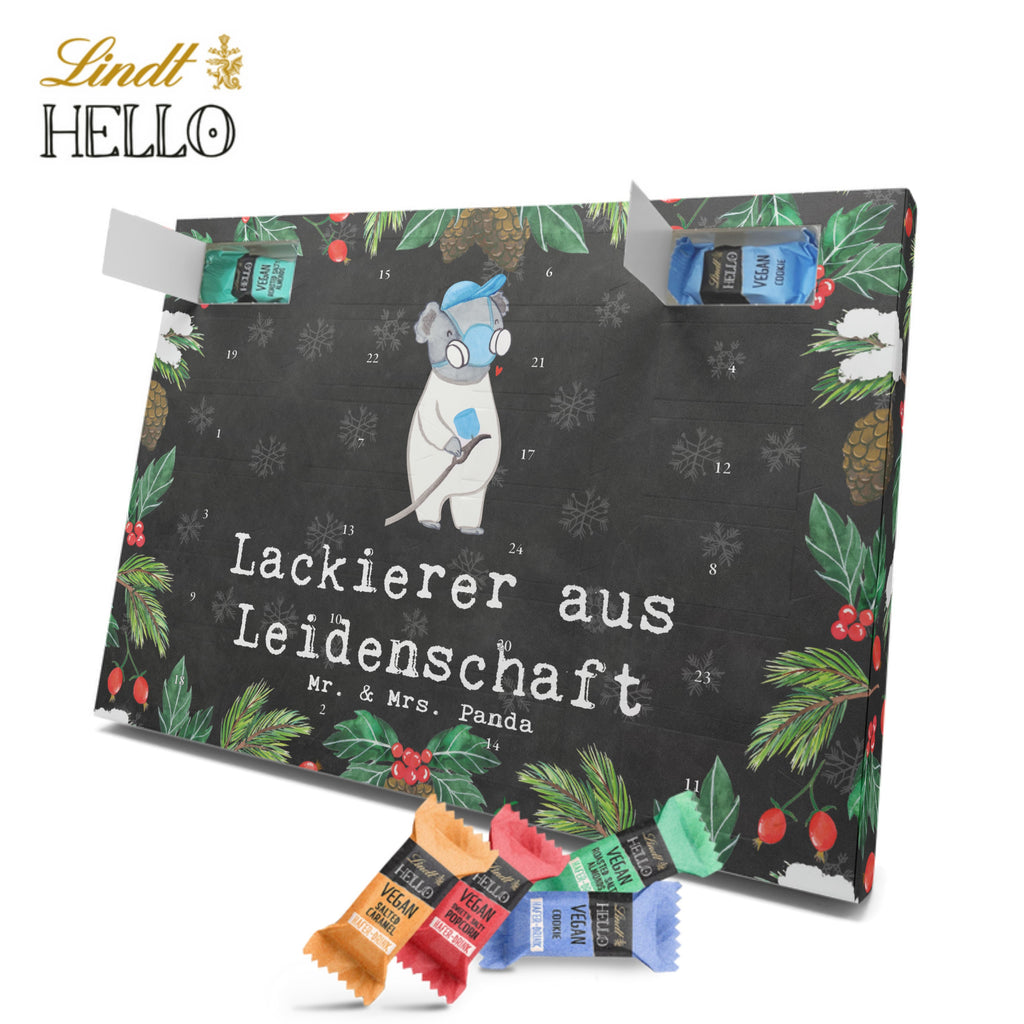 Veganer Adventskalender Lackierer Leidenschaft Schokoladen Adventskalender, Beruf, Ausbildung, Jubiläum, Abschied, Rente, Kollege, Kollegin, Geschenk, Schenken, Arbeitskollege, Mitarbeiter, Firma, Danke, Dankeschön, Lackierer, Lackierermeister, Werkstatt Lackierer, Gesellenprüfung