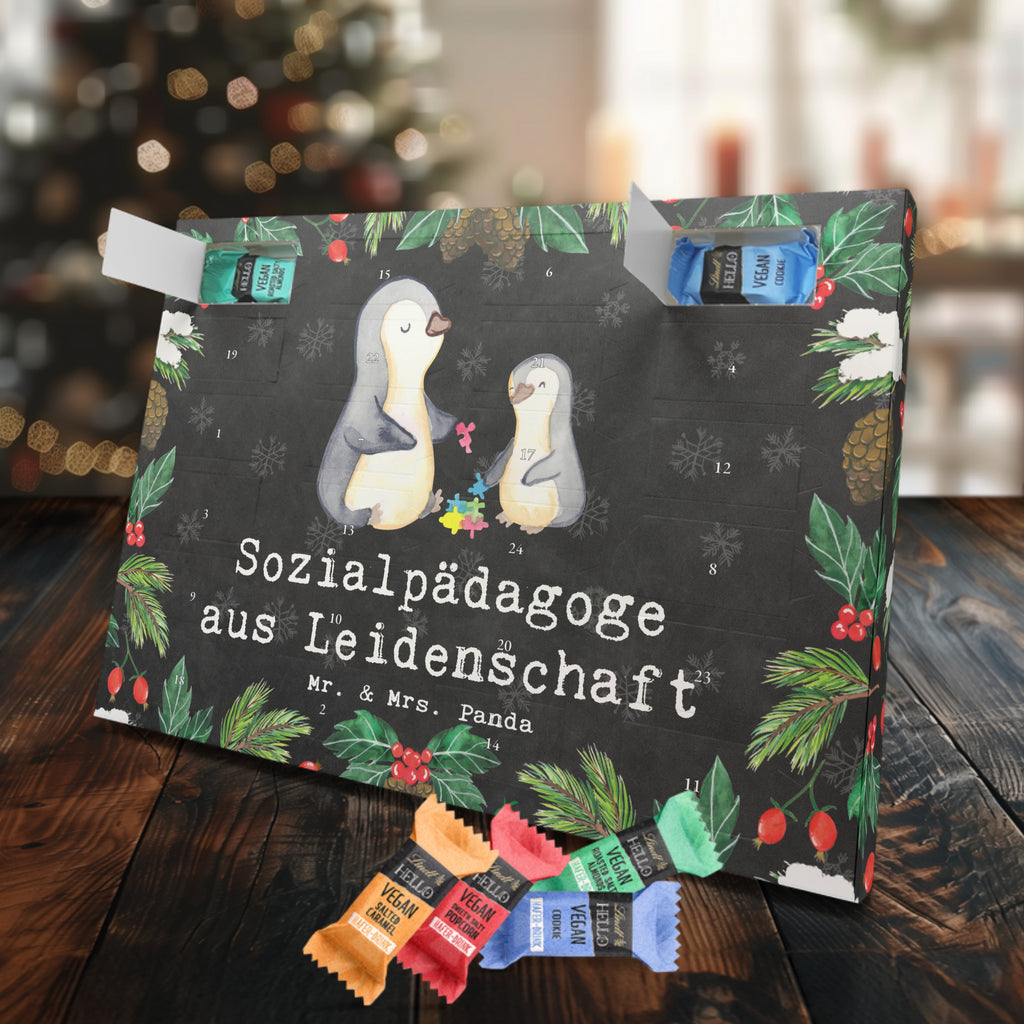 Veganer Adventskalender Sozialpädagoge Leidenschaft Schokoladen Adventskalender, Beruf, Ausbildung, Jubiläum, Abschied, Rente, Kollege, Kollegin, Geschenk, Schenken, Arbeitskollege, Mitarbeiter, Firma, Danke, Dankeschön