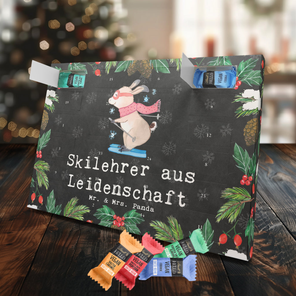 Veganer Adventskalender Skilehrer Leidenschaft Schokoladen Adventskalender, Beruf, Ausbildung, Jubiläum, Abschied, Rente, Kollege, Kollegin, Geschenk, Schenken, Arbeitskollege, Mitarbeiter, Firma, Danke, Dankeschön