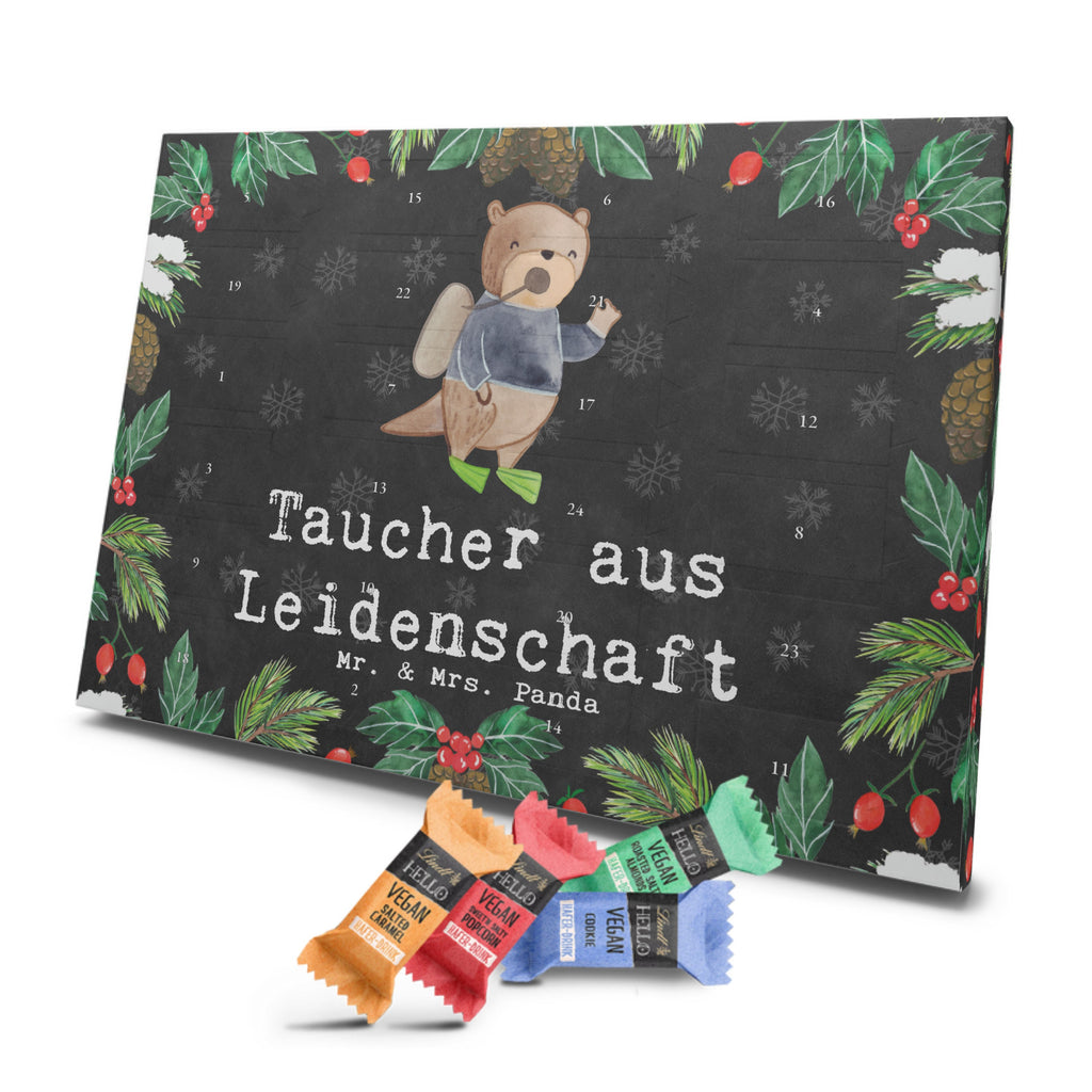 Veganer Adventskalender Taucher Leidenschaft Schokoladen Adventskalender, Beruf, Ausbildung, Jubiläum, Abschied, Rente, Kollege, Kollegin, Geschenk, Schenken, Arbeitskollege, Mitarbeiter, Firma, Danke, Dankeschön