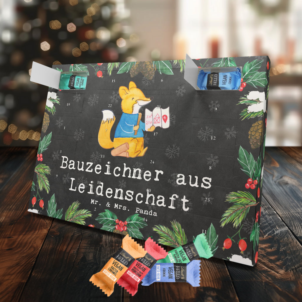 Veganer Adventskalender Bauzeichner Leidenschaft Schokoladen Adventskalender, Beruf, Ausbildung, Jubiläum, Abschied, Rente, Kollege, Kollegin, Geschenk, Schenken, Arbeitskollege, Mitarbeiter, Firma, Danke, Dankeschön