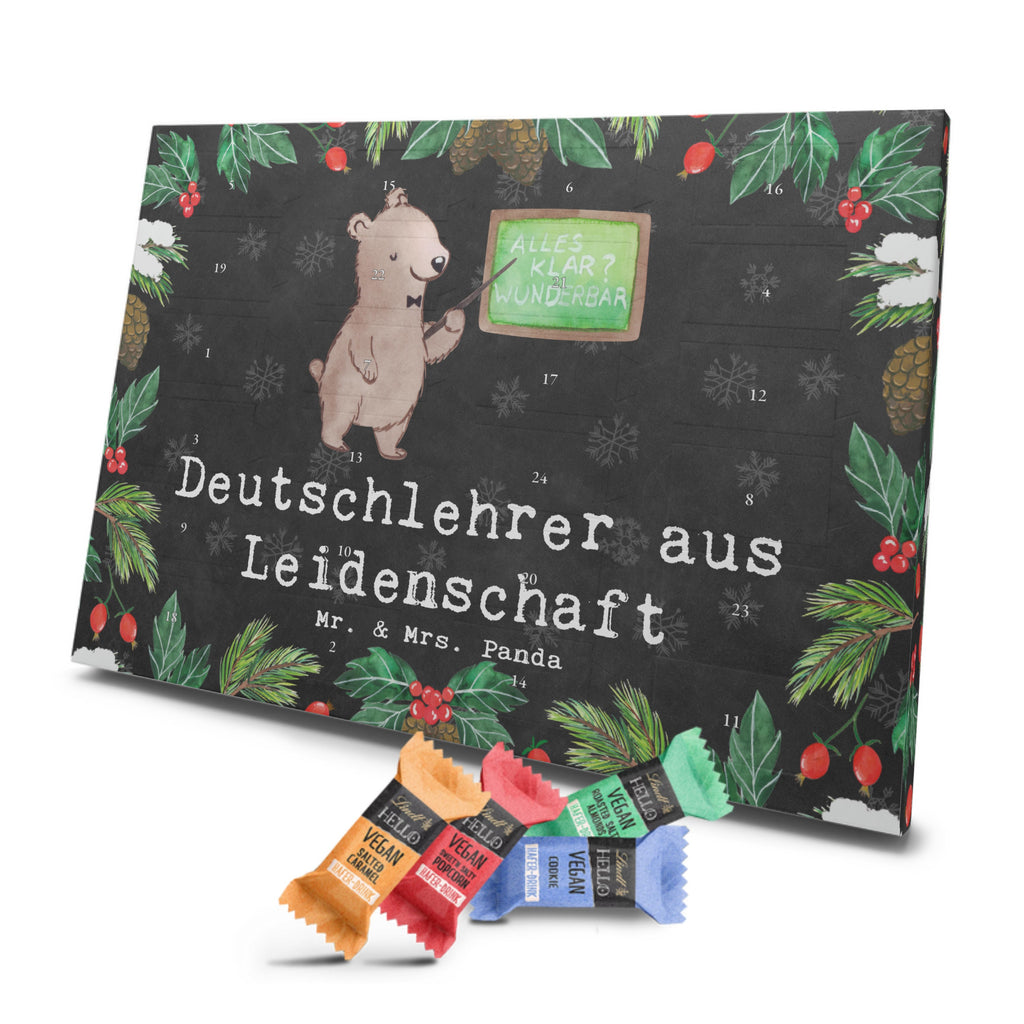 Veganer Adventskalender Deutschlehrer Leidenschaft Schokoladen Adventskalender, Beruf, Ausbildung, Jubiläum, Abschied, Rente, Kollege, Kollegin, Geschenk, Schenken, Arbeitskollege, Mitarbeiter, Firma, Danke, Dankeschön, Deutschlehrer, Deutschunterricht, Schule, Grundschule