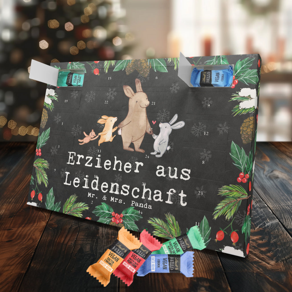 Veganer Adventskalender Erzieher Leidenschaft Schokoladen Adventskalender, Beruf, Ausbildung, Jubiläum, Abschied, Rente, Kollege, Kollegin, Geschenk, Schenken, Arbeitskollege, Mitarbeiter, Firma, Danke, Dankeschön, Erzieher, Kindergärtner, Pädagoge