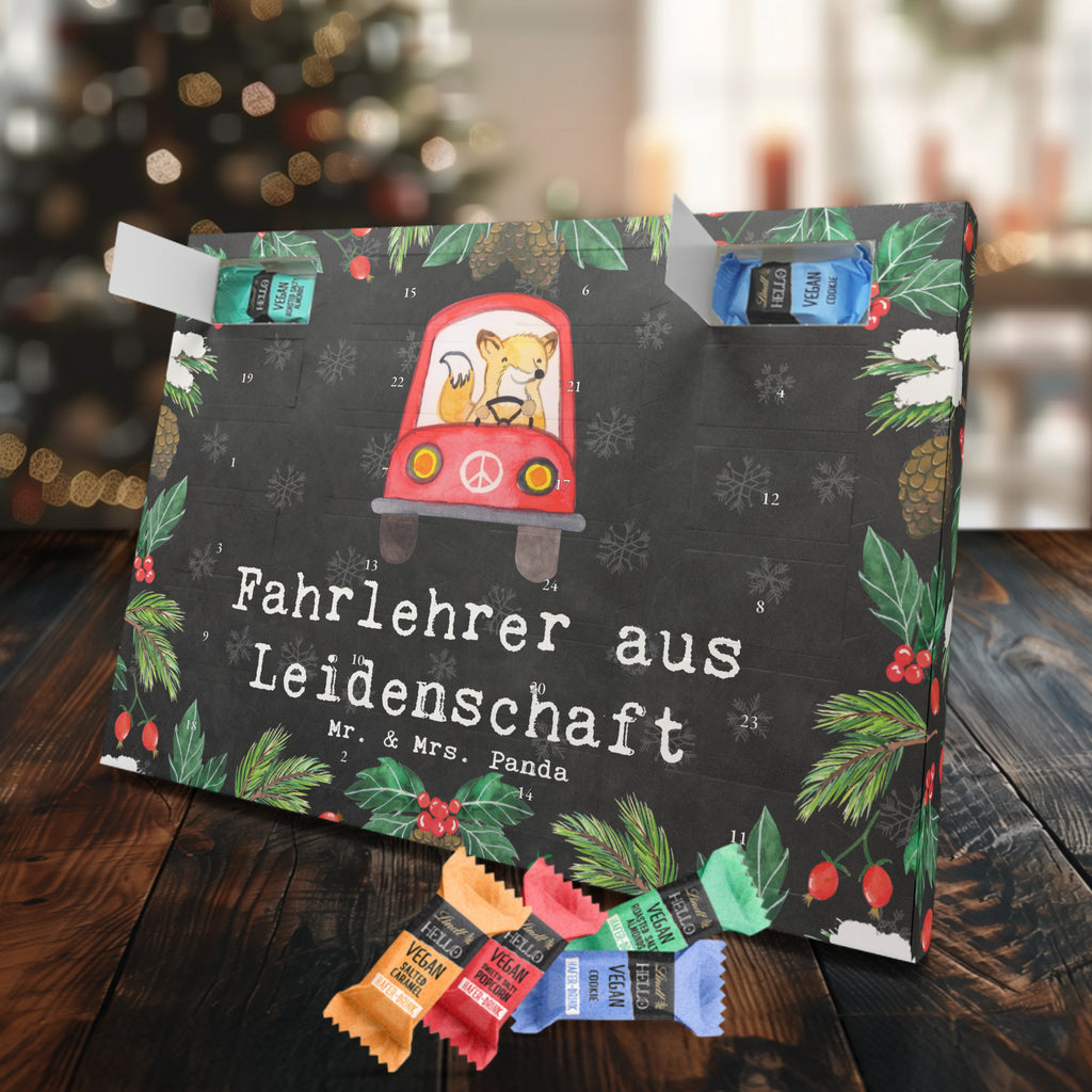 Veganer Adventskalender Fahrlehrer Leidenschaft Schokoladen Adventskalender, Beruf, Ausbildung, Jubiläum, Abschied, Rente, Kollege, Kollegin, Geschenk, Schenken, Arbeitskollege, Mitarbeiter, Firma, Danke, Dankeschön, Fahrlehrer, Fahrschule, Fahrschullehrer