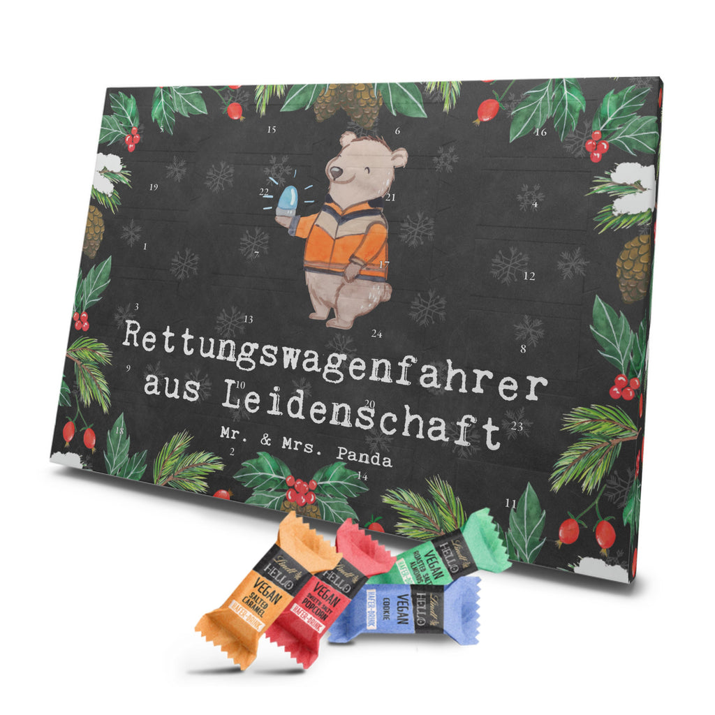 Veganer Adventskalender Rettungswagenfahrer Leidenschaft Schokoladen Adventskalender, Beruf, Ausbildung, Jubiläum, Abschied, Rente, Kollege, Kollegin, Geschenk, Schenken, Arbeitskollege, Mitarbeiter, Firma, Danke, Dankeschön