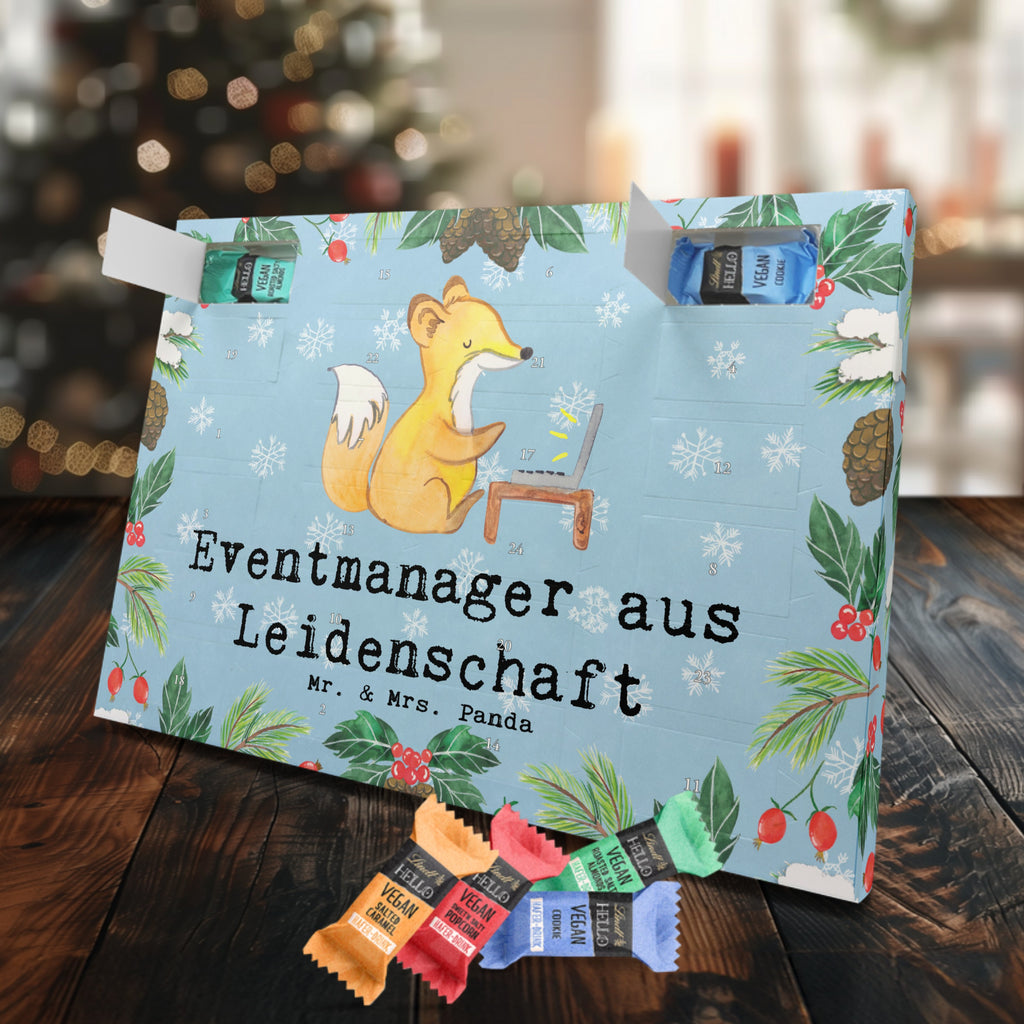 Veganer Adventskalender Eventmanager Leidenschaft Schokoladen Adventskalender, Beruf, Ausbildung, Jubiläum, Abschied, Rente, Kollege, Kollegin, Geschenk, Schenken, Arbeitskollege, Mitarbeiter, Firma, Danke, Dankeschön, Eventmanager, Veranstalter, Promoter