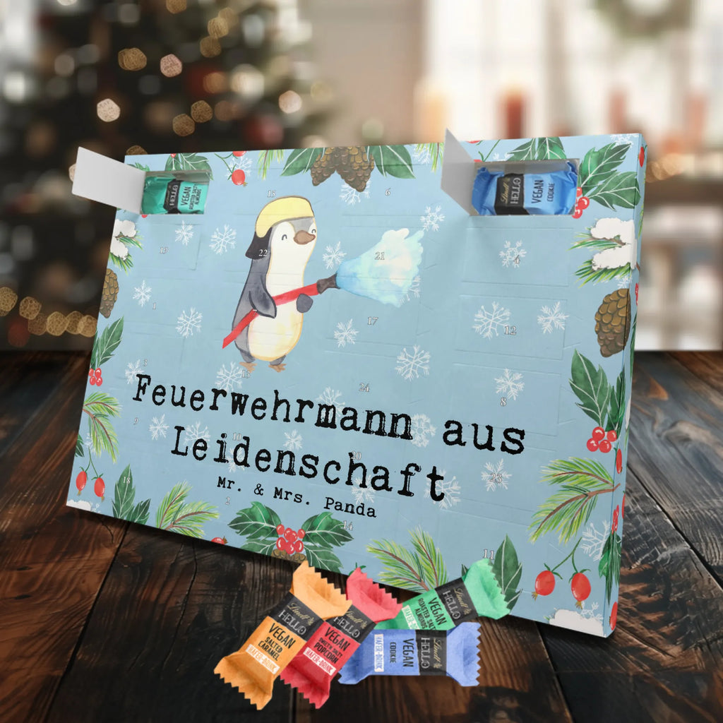 Veganer Adventskalender Feuerwehrmann Leidenschaft Schokoladen Adventskalender, Beruf, Ausbildung, Jubiläum, Abschied, Rente, Kollege, Kollegin, Geschenk, Schenken, Arbeitskollege, Mitarbeiter, Firma, Danke, Dankeschön, Feuerwehrmann, Feuerwehrhauptmann, Brandschutz, Feuerwehr, freiwillige Feuerwehr