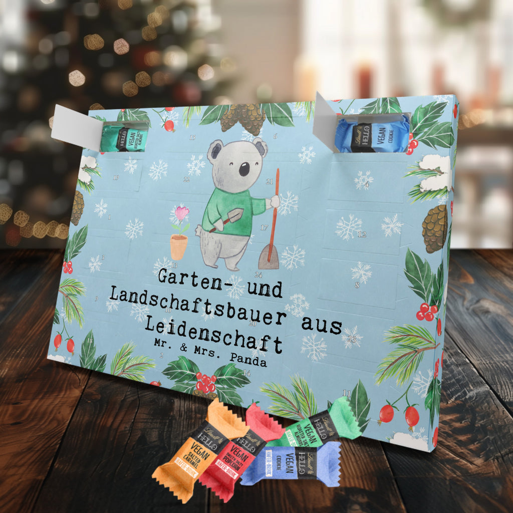 Veganer Adventskalender Garten- und Landschaftsbauer Leidenschaft Schokoladen Adventskalender, Beruf, Ausbildung, Jubiläum, Abschied, Rente, Kollege, Kollegin, Geschenk, Schenken, Arbeitskollege, Mitarbeiter, Firma, Danke, Dankeschön, Gärtner, Gartenplaner, Gärtnerei, Gartenbau, Hobbygärtner, Garten- und Landschaftsbauer