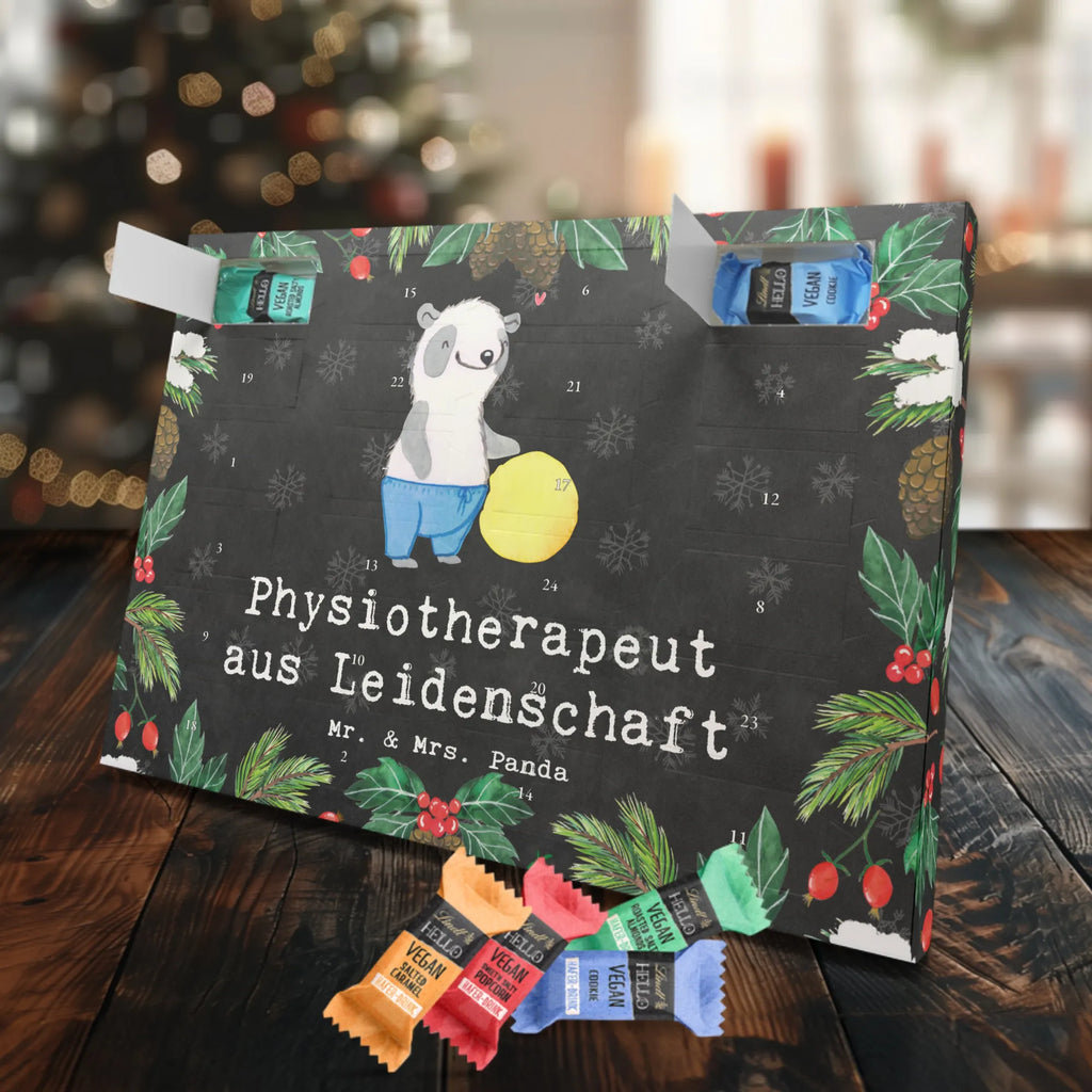 Veganer Adventskalender Physiotherapeut Leidenschaft Schokoladen Adventskalender, Beruf, Ausbildung, Jubiläum, Abschied, Rente, Kollege, Kollegin, Geschenk, Schenken, Arbeitskollege, Mitarbeiter, Firma, Danke, Dankeschön