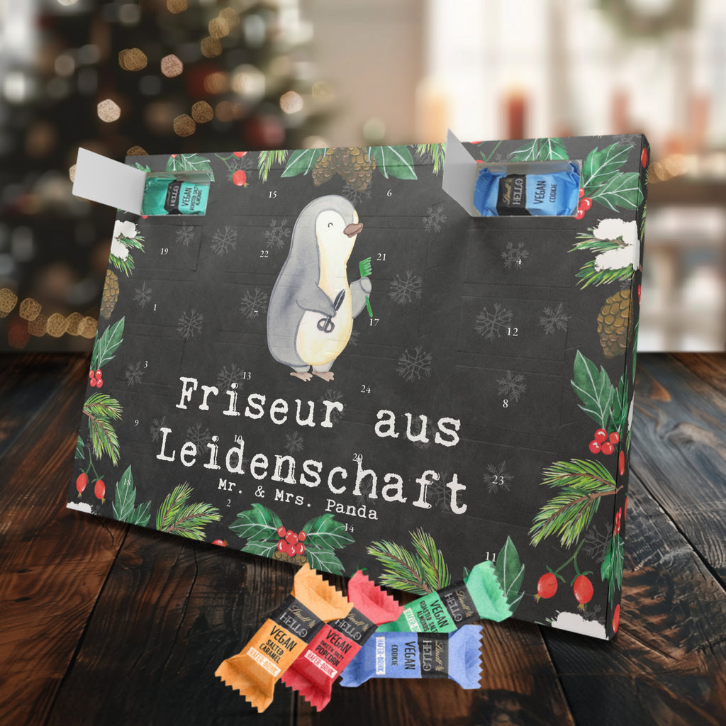 Veganer Adventskalender Friseur Leidenschaft Schokoladen Adventskalender, Beruf, Ausbildung, Jubiläum, Abschied, Rente, Kollege, Kollegin, Geschenk, Schenken, Arbeitskollege, Mitarbeiter, Firma, Danke, Dankeschön, Frisör, Haarstylist, Frisörbesuch, Friseursalon, Barbier, Coiffeur, Eröffnung Friseur