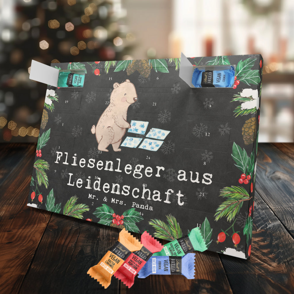 Veganer Adventskalender Fliesenleger Leidenschaft Schokoladen Adventskalender, Beruf, Ausbildung, Jubiläum, Abschied, Rente, Kollege, Kollegin, Geschenk, Schenken, Arbeitskollege, Mitarbeiter, Firma, Danke, Dankeschön, Fliesenleger, Gesellenprüfung, Fliesenlegermeister, Fliesenlegerbetrieb, Fliesenfachhandel, Handwerk