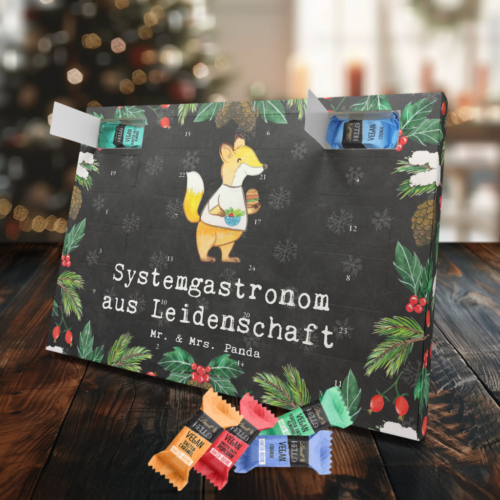 Veganer Adventskalender Systemgastronom Leidenschaft Schokoladen Adventskalender, Beruf, Ausbildung, Jubiläum, Abschied, Rente, Kollege, Kollegin, Geschenk, Schenken, Arbeitskollege, Mitarbeiter, Firma, Danke, Dankeschön